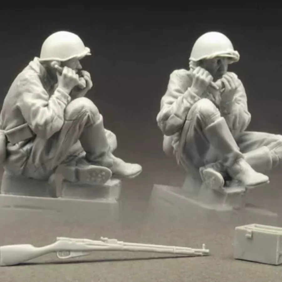 GK Russischer Kommunikationssoldat, Resin-Soldatenmodell, 1/35, Bausatz - Bild 2