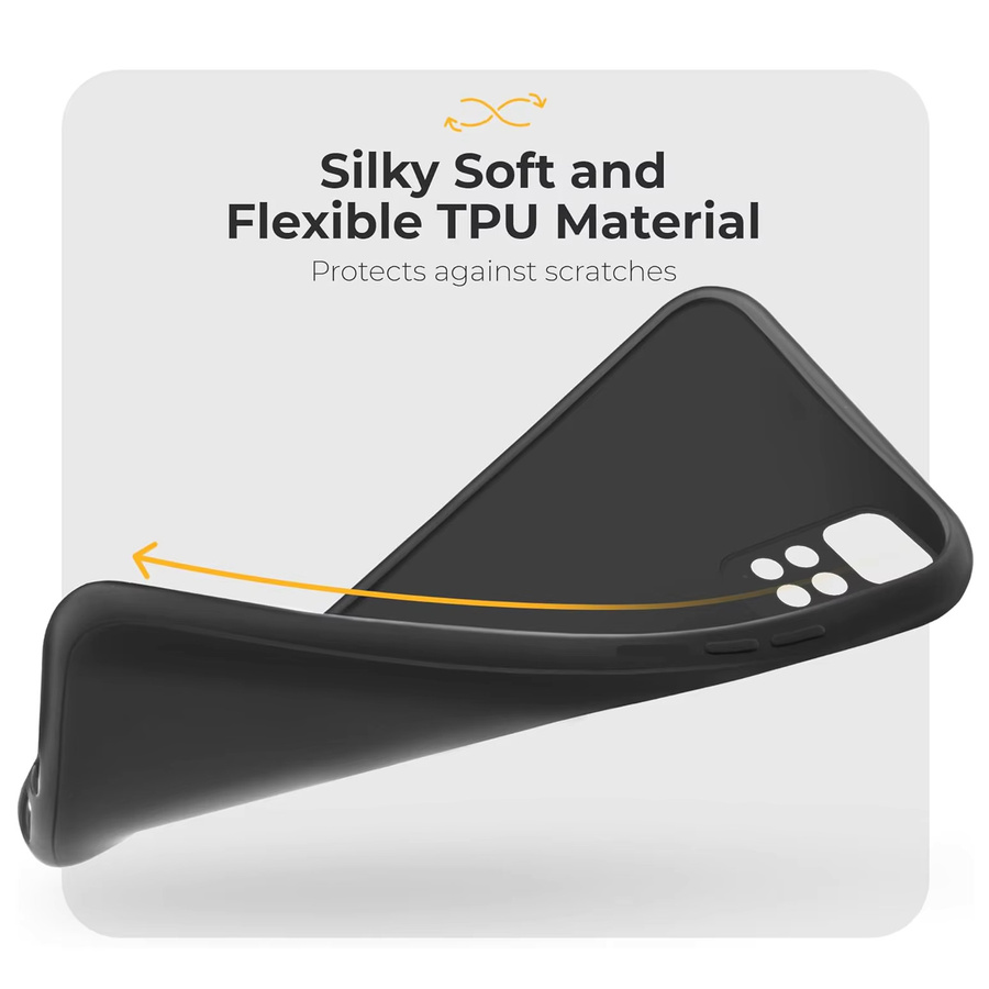 Schützende Silikon-Handyhülle für Xiaomi Redmi Note 9 10 11 12 Pro Plus 9T und 12T in Schwarz - Bild 4