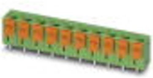 Phoenix Contact Federkraftklemmblock 1700855, Polzahl 4, grün, 50 Stück - Bild 1