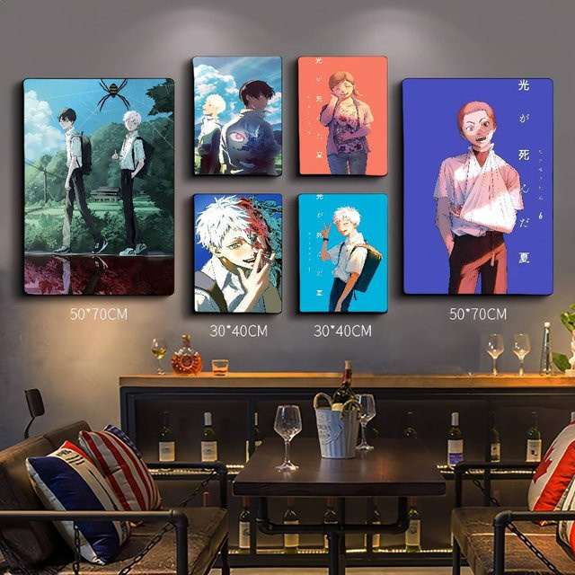 Kayou Sommer Hikaru Died Anime Film Wandaufkleber Whitepaper Sticker in Mehrfarbig - Bild 1