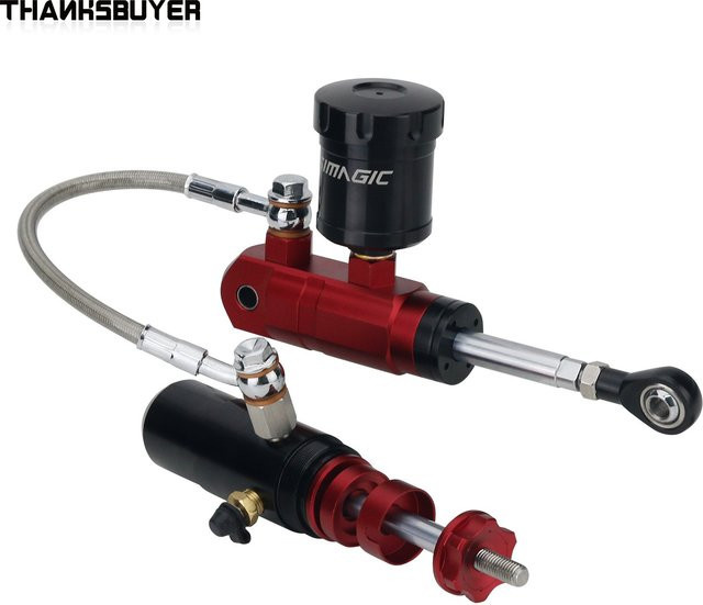 Simagic P-B30 hydraulische Pedalbremse in Rot für Rennsimulator-Pedalaufbau und Modifikation - Bild 1