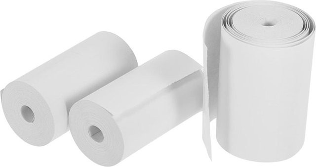 Painter Thermobondrollen für Supermarkt POS Kassenbonpapier, 20 Rollen, Weiß, B: 57 mm, Durchmesser: 30 mm - Bild 1