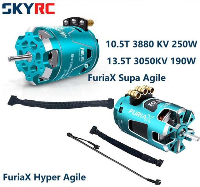 SKYRC FuriaX Hyper Agile/Supa Agile 540 3650 Drift-Motor, 1:10, Metall, Blau - Bild 1