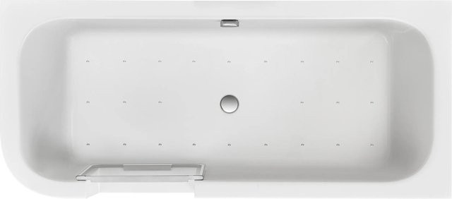 Ottofond Whirlpool Free-Gate Mod. B Komfort-Silentsystem in Weiß, B/T: 180 x 80 cm - Bild 1