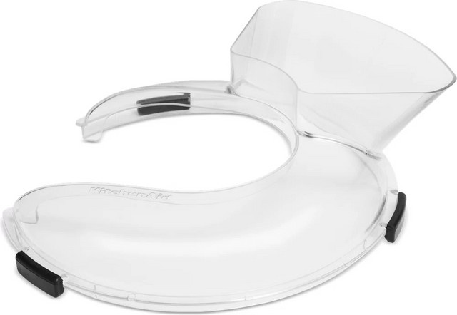 KitchenAid Spritzschutz 5KSMBLPS für große Rührschüsseln aus Kunststoff, transparent, rund - Bild 1
