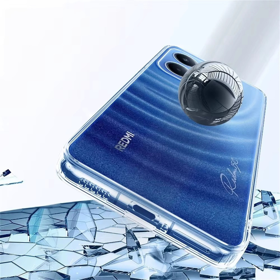 Ultradünne transparente Handyhülle aus weichem TPU für Xiaomi Redmi 15 5G, 14C, 13C, 12C, 10C, 9C und Redmi Turbo 4 K90 K80 K70 Pro Ultra - Bild 2