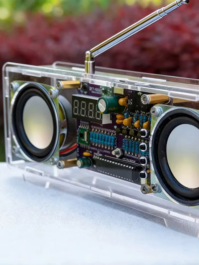 Diymore Zweikanaliges Elektronisches FM-Radio Lötset mit Digitaler Röhrenanzeige als DIY-Kit zum Löt-Lernen (87,5MHz-108MHz) - Bild 3