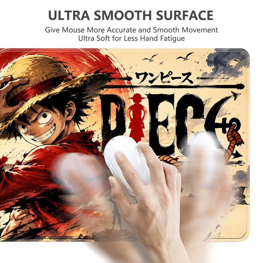 Bandai One Piece Luffy XXL Gaming-Mauspad in Multicolour für Gamer und Büro - Bild 3