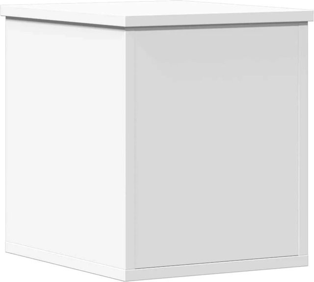 vidaXL Truhe aus Holzwerkstoff in Weiß, B/T/H: 30 x 35 x 35 cm - Bild 1