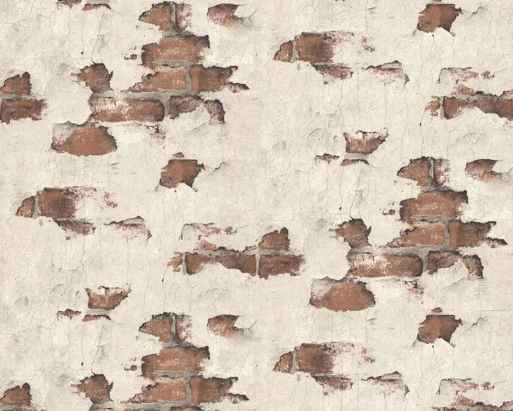 Edem Vliestapete in Steinoptik mit Spachtelstruktur, Farbe Beige Grau Reh-braun, 10,65 m2 - Bild 1