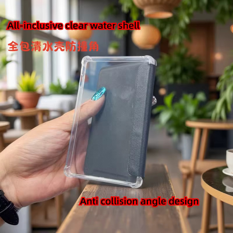 DIXSG Seiden-Flip-Cover Schutzhülle für XTEINK X3/X4, stoßfeste Flip-Design Handyhülle mit transparenter Rückseite in Weiß - Bild 2