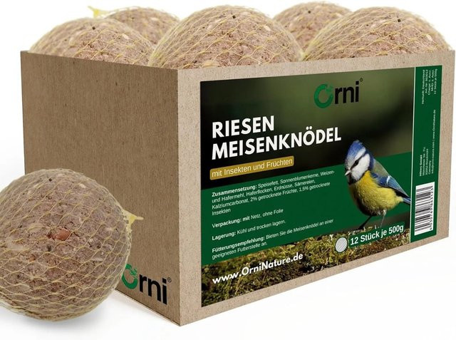 Orni Ganzjahres Riesenmeisenknödel mit Netz ohne Folie - Bild 1