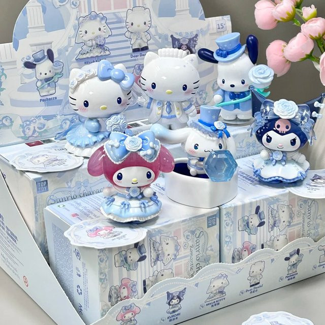 Toptoy Sanrio Wedding Series Hello Kitty Kuromi, Blind Box, Einzelfigur - Bild 1