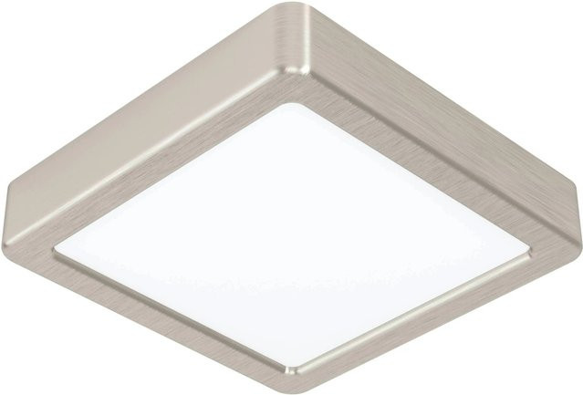 Eglo LED Aufbauleuchte Fueva 5 in Nickel, eckig, warmweiß matt, 11 W - Bild 1