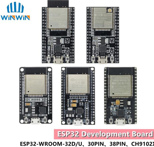 AITEWIN ROBOT ESP32 Development Board mit WiFi und Bluetooth in Schwarz - Bild 1