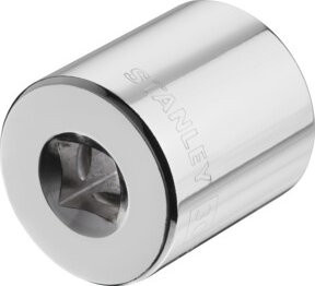 Stanley 1/2 Zoll 6-Kant Stecknuss 30 mm in Silber - Bild 2