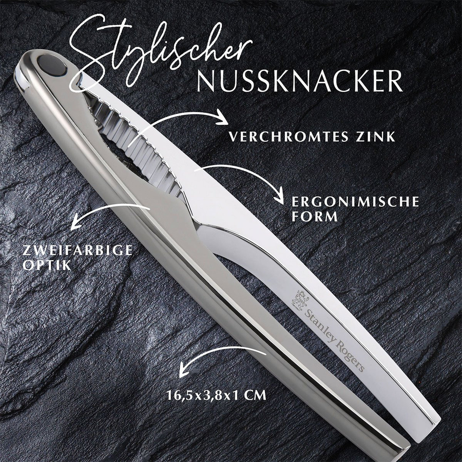 Stanley Rogers Nussknacker aus Zinklegierung in Silber, zweifarbig, Höhe: 17 cm - Bild 2