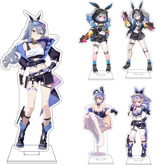 Bandai Honkai: Star Rail Silver Wolf, Acryl-Figur Ständerplatte, 16cm - Bild 1