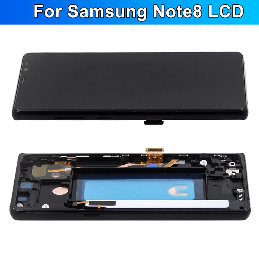 Samsung Note 8 LCD-Bildschirm mit Rahmen und Digitizer-Baugruppe als Touchscreen-Ersatz für N950F N950U N950W N950FD in Schwarz oder Violett - Bild 4