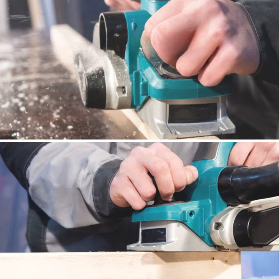 DWiusty Bürstenloser Akku-Holzhobel mit 650W, Elektrischer Handhobel für die Holzbearbeitung in Industriequalität - Bild 2