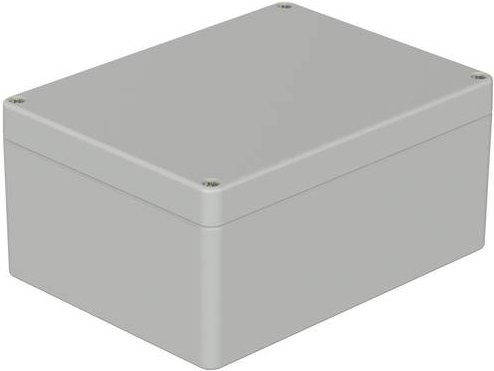 Bopla EUROMAS T Industrie-Gehäuse aus ABS in Lichtgrau RAL 7035, B/T/H: 160 x 120 x 75 mm - Bild 1