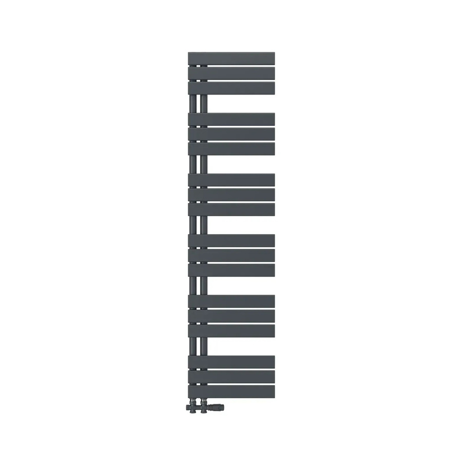 Emke Badheizkörper Handtuchwärmer in Anthrazit, B: 40 cm, H: 160 cm, 718W - Bild 2