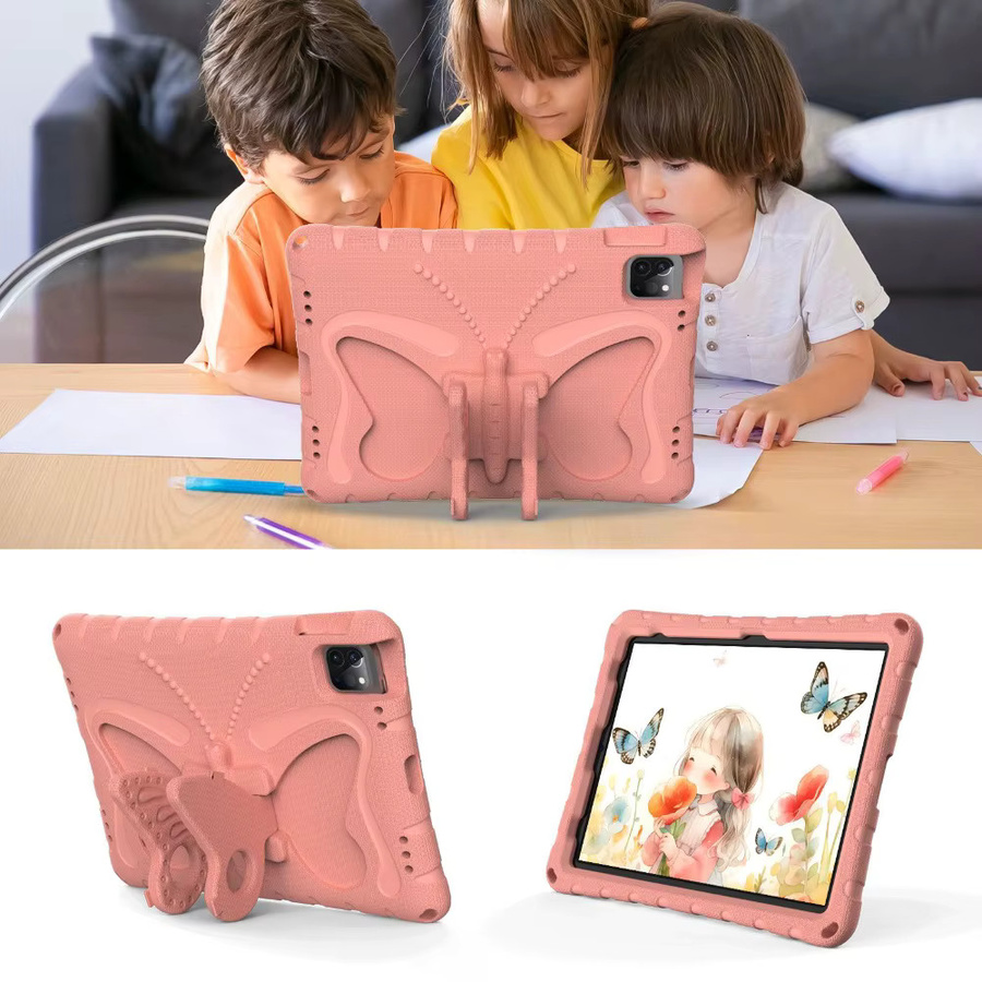 EVA Schutzhülle für iPad Pro, iPad Air, iPad Mini und iPad Generationen als Standhülle in Grün und Pink - Bild 3