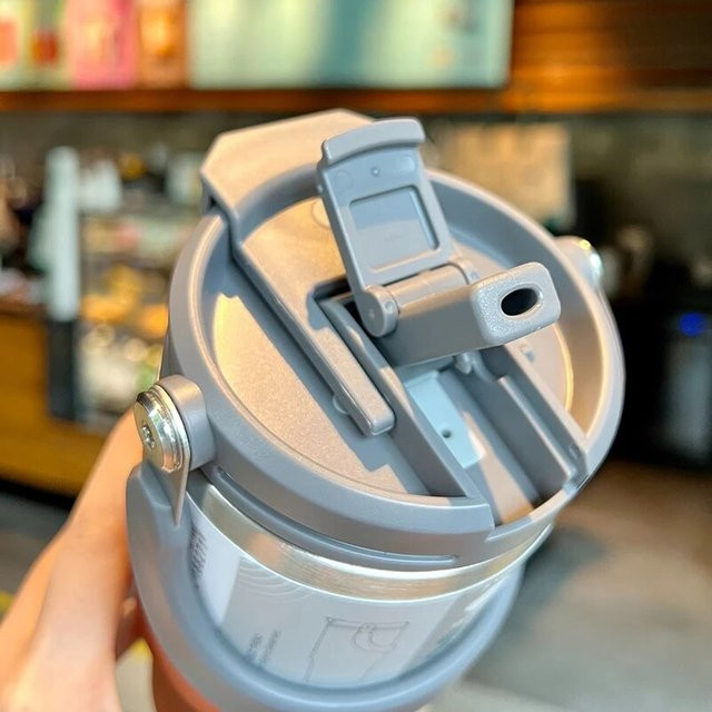 Tyeso Kaffeetasse mit Doppelwandisolierung aus Edelstahl in Gelb - Bild 1