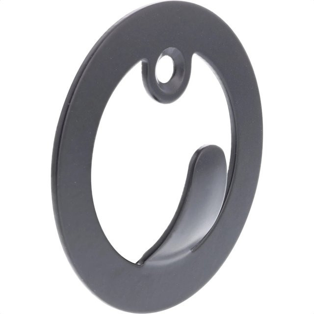 Wagner Wandhaken Hooks4home Retro aus Stahl in Schwarz Matt, Durchmesser: 7 cm, Tiefe: 1,5 cm - Bild 1