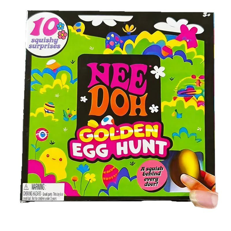 Needoh Goldenes Neues Ei Schatzsuche Spielzeug mit Squishy Überraschung - Bild 4
