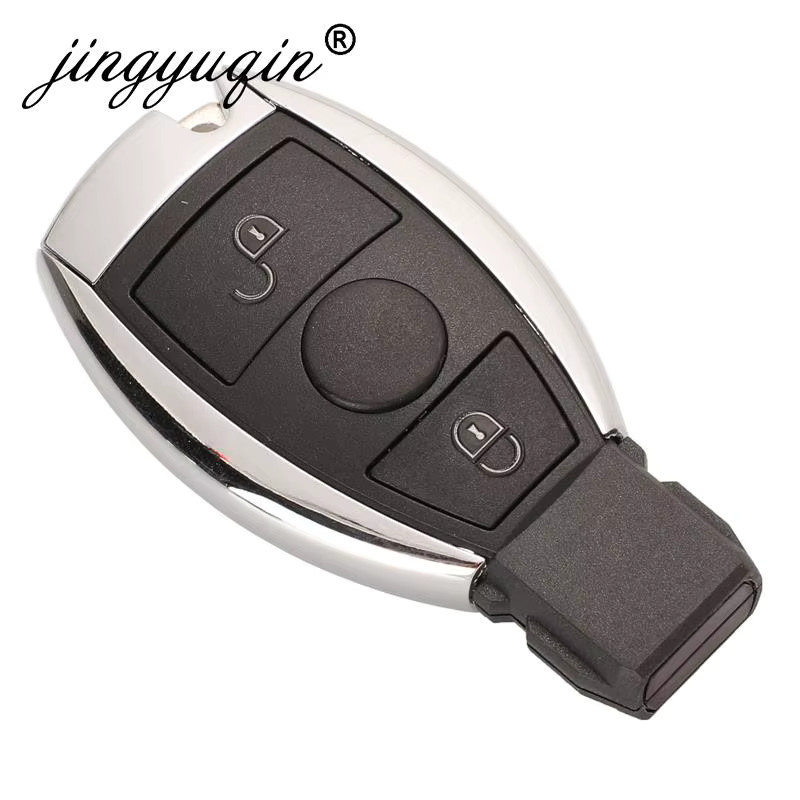Jingyuqin Smart Remote Autoschlüssel Shell für Mercedes Benz NEC C E R S CL GL SLK Keyless Fob ohne Logo - Bild 2