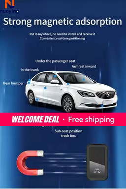 NUOYING GF22 Mini Auto-GPS-Tracker mit Magnet und Alarmfunktion in Schwarz - Bild 4