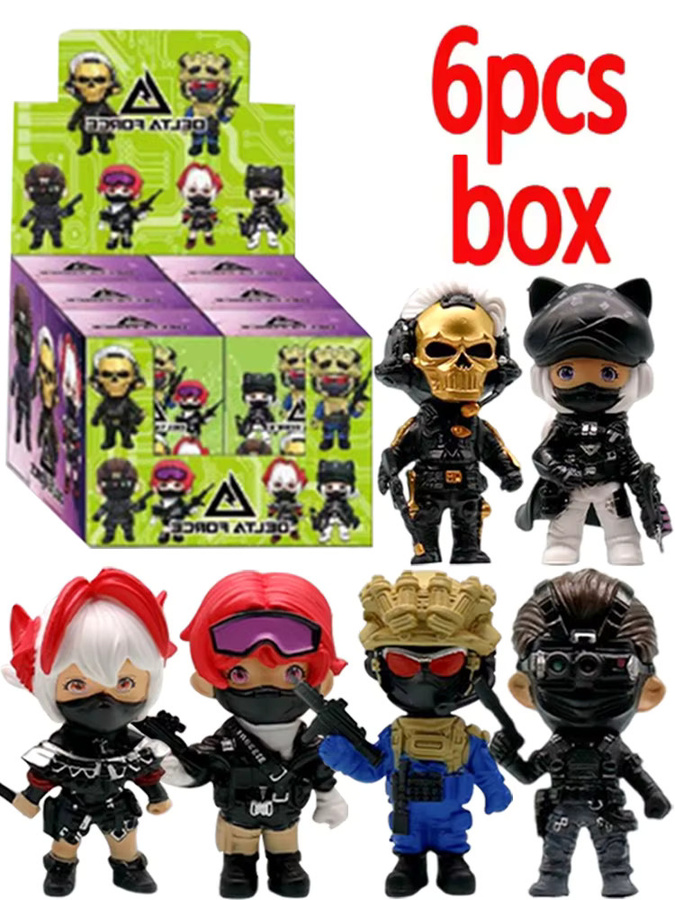 Bandai Delta Force Militär-Actionfiguren, Blind Box, Kunststoff - Bild 6