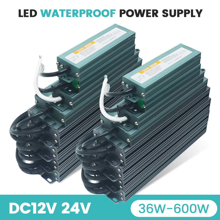 XUNATA IP67 Wasserdichter LED-Netzteiltreiber Transformator-Adapter AC 110-240 V auf DC 12 V 36 W - Bild 3