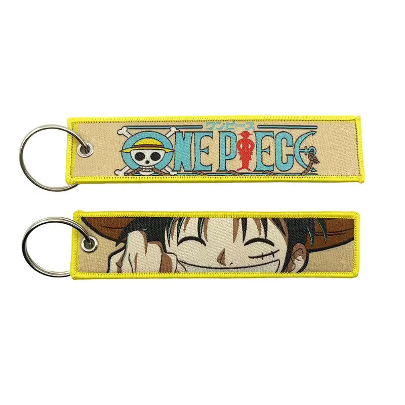 ONE PIECE Schlüsselanhänger, Luffy Zoro, Bestickt - Bild 2