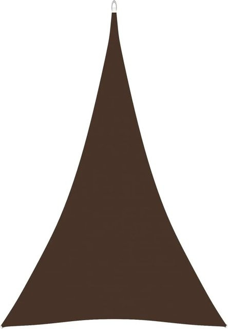 Furnicato Sonnensegel aus PU-beschichtetem Oxford-Gewebe, dreieckig, Braun, B/T/H: 4 x 5 x 5 m - Bild 1
