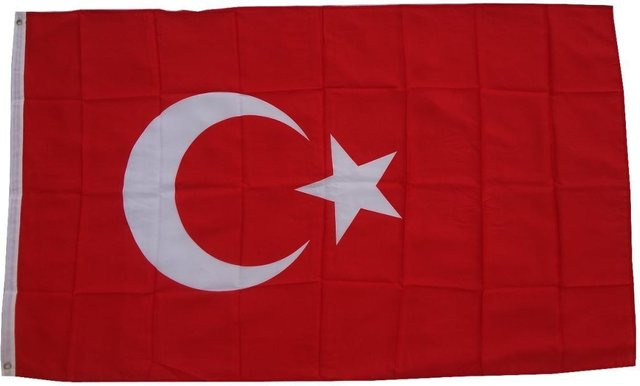 XXL Flagge Türkei von Trends4cents in Rot und Weiß, B/H: 250 x 150 cm - Bild 1