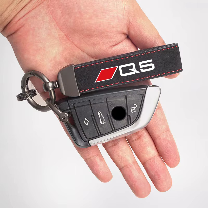 Schlüsselanhänger Wildleder, Quattro, Unisex - Bild 2