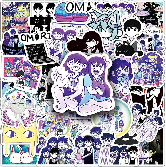 Rspctou Omori Anime Aufkleber, Cartoon-Sticker, 10/30/50 Stück - Bild 1