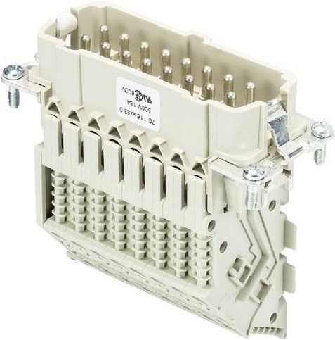 Wieland Electric Klemmenadapter 70.116.1653.0, 16-polig, Weiß, 10 Stück - Bild 1