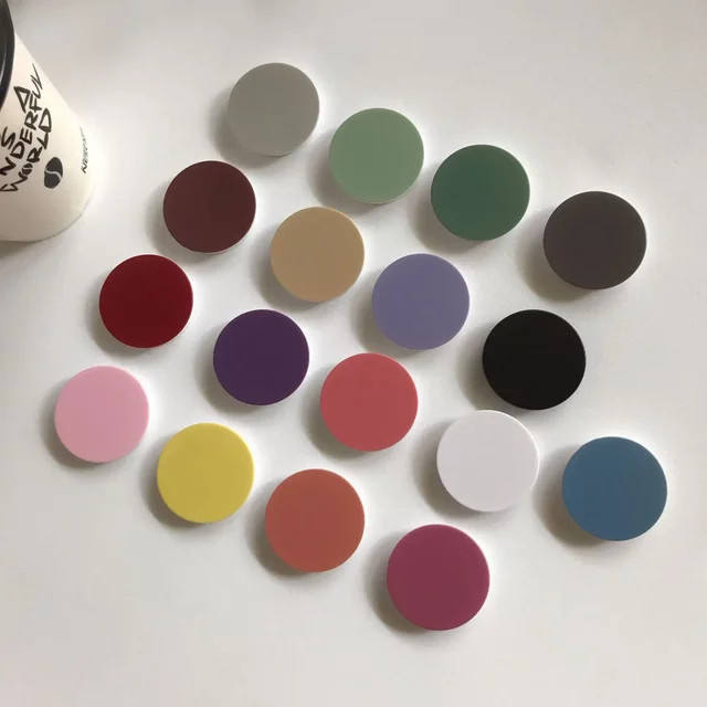 OLPAY Fingerringhalter-Ständer für iPhone und Samsung, zusammenklappbarer Grip Tok Handyhalter in Multicolour - Bild 1