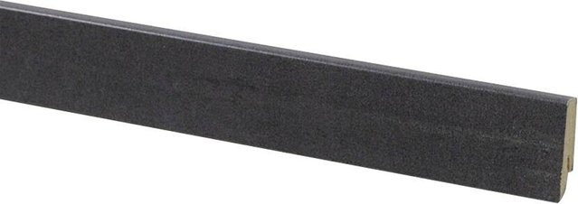 Sockelleiste aus MDF mit Click-System in Anthrazit und Schwarz, B/H/T: 240 x 0,58 x 1,8 cm - Bild 1