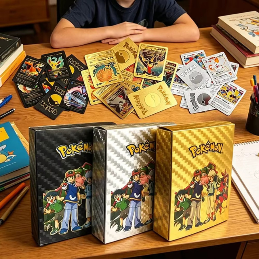 Bandai Pokémon Goldfolienkarten, Charizard Vmax Gx, 55-teiliges Set, ab 14 Jahren - Bild 1