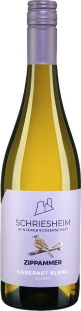 Winzergenossenschaft Schriesheim Schriesheimer Zippammer Cabernet Blanc Weißwein, Baden, 2023, trocken, 0,75 l - Bild 1