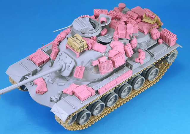 EVANOVM Tankreste M48A3, Modellbausatz, 1/35, aus gegossenem Harz, unbemalt - Bild 1