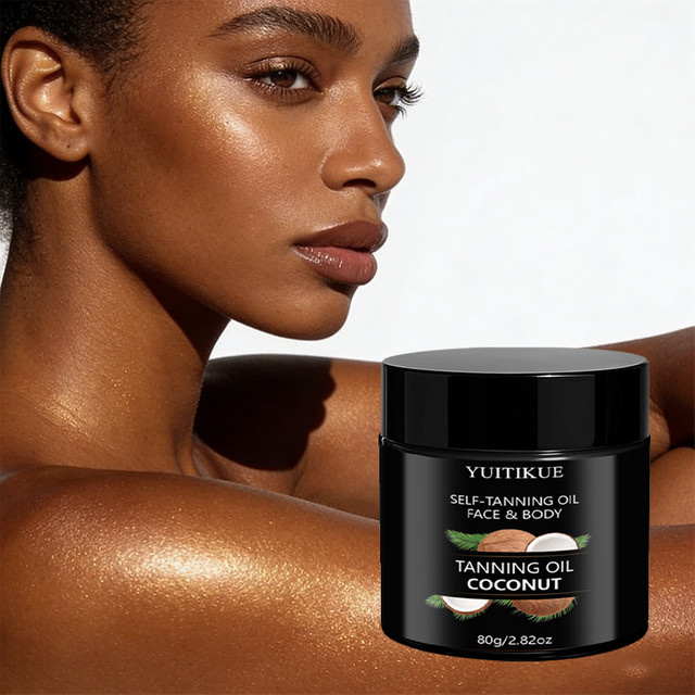 YUITIKUE Kokosnuss-Bräunungsöl für Gesicht & Körper, 80g - Bild 1