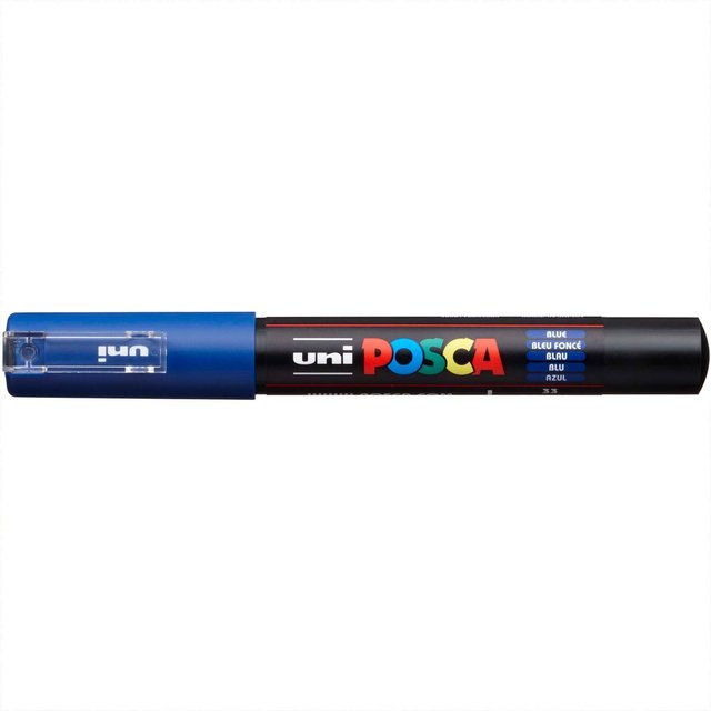 POSCA Marker PC-1MC Permanent Marker mit feiner Spitze in Blau - Bild 2