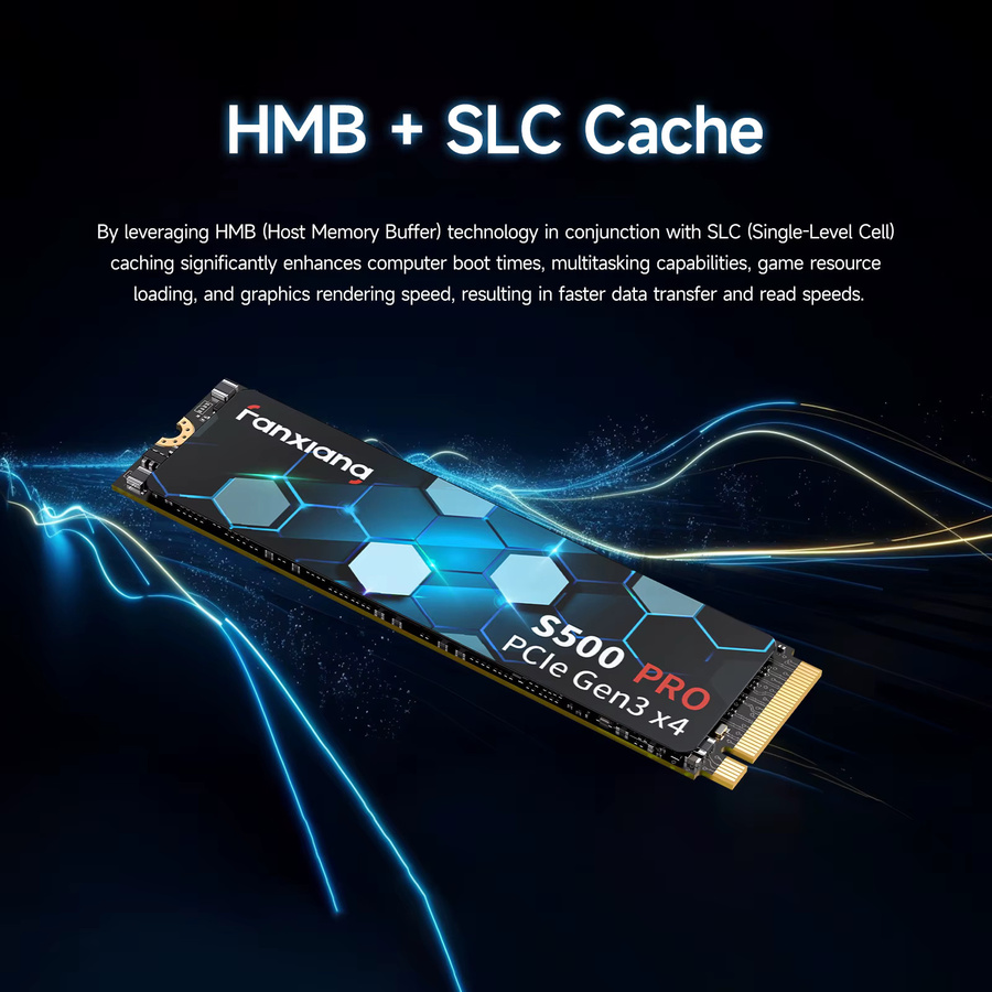 Fanxiang S500 Pro M.2 NVMe SSD PCIe 3.0 Interne Solid-State-Laufwerke für Laptop und Desktop - Bild 2