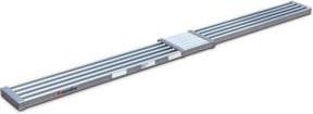 Euroline Vario-Alu-Bohle Nr. 834 Mehrzweckleiter aus Aluminium in Silber - Bild 1