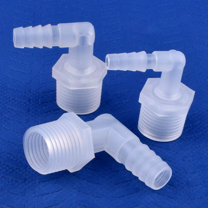 SgooHan Pagoden-Adapter G1/2 Außengewinde aus PP für Luftpumpen und Aquarien, transparent, 6,4 bis 19,5 mm Schlauchanschluss - Bild 3